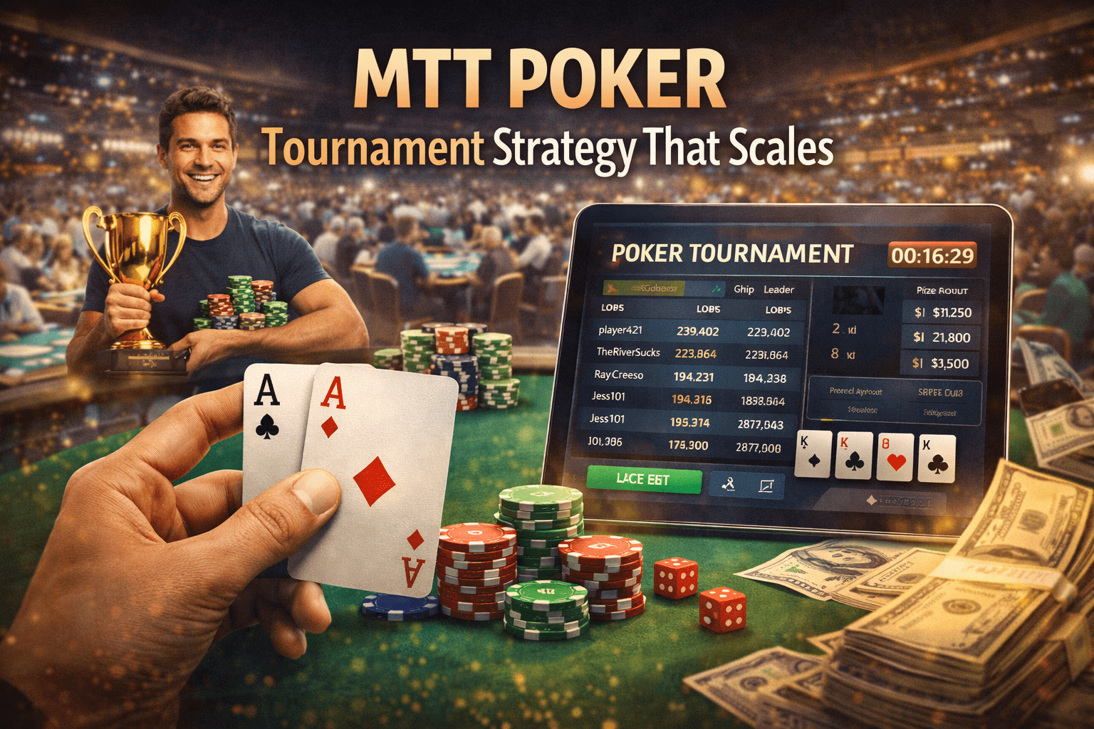 MTT Poker: Tournament Strategy That Scales From Micro Stakes to High Rollers